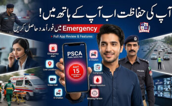 PSCA Safe City App Punjab