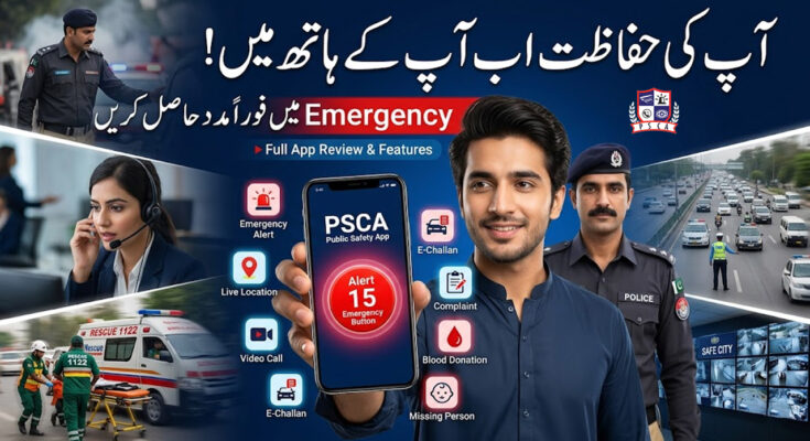 PSCA Safe City App Punjab