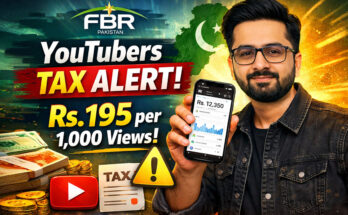 overseas Pakistani content creators tax