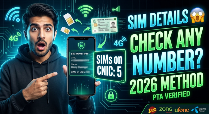 SIM Ownership Details Pakistan Check (PTA Method)